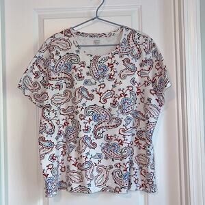 ⚡️ 3 for $20 ⚡️ Kim Rogers Perfectly Soft Paisley Top